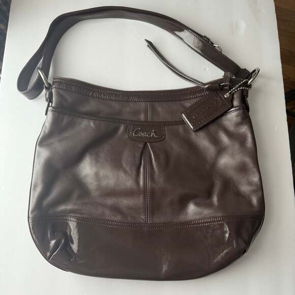 Coach Brown Leather F19726 Shoulder Crossbody Purse - Picture 1 of 4